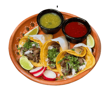 Freshly prepared Mexican dishes ready to share at Bougainvillea Mexican Restaurant and Bakery